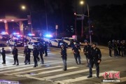 三口齐进约200名海军陆战队士兵进驻洛杉矶 开始执行警戒守卫任务